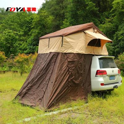 China Outdoor Camping Camouflage Game Roof Tent 1Wild Top Tent / Clamshell Top Top Express Roof Rig Roof Top Tent Land Field for sale