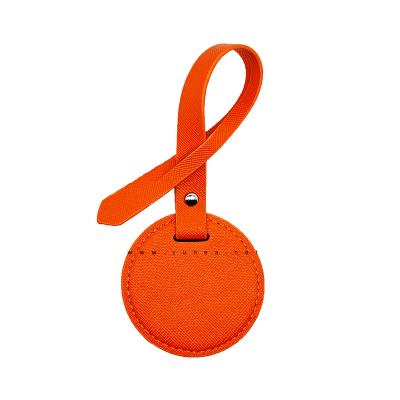 China PU LEATHER Vegan Saffiano Leather Custom Tag Custom Handbag Tags Logo for sale