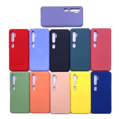 China Candy Color Soft TPU Silicon Oil Cell Phone Shockproof Case for xiaomi cc9 pro for redmi 9A many models available for sale