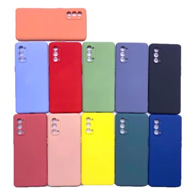 China Anti-fall Skin Colorful Feeling TPU Shockproof Mobile Case Cover For OPPO Reno 3 pro for sale