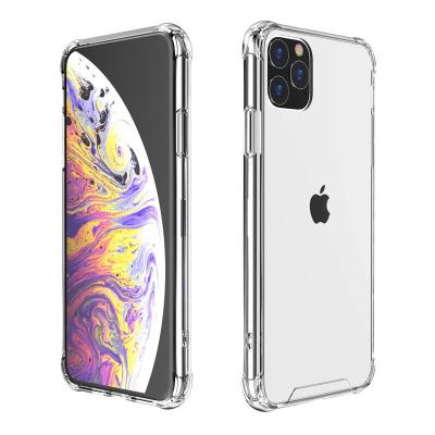 China 1.0mm Tpu PC Silicone Shockproof Clear Mobile Cover Acrylic Transparent Cell Phone Hard Case Ready To Ship For Iphone 12 pro Max Many Models Available for sale