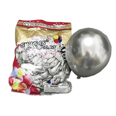 China New Modern Hot Sale Metal Holiday Latex Balloons Birthday Party Party Latex Balloons Wholesale Chrome Balloons for sale