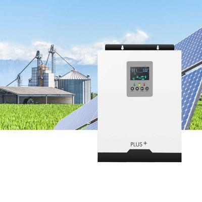 China Home High Frequency Solar Power System PV Inverter LCD Display Wall Mounted Communication 5kw MPPT Hybrid Pure Sine Wave Parallel Inverter for sale