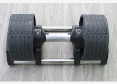 Chine Haltère réglable enduite en caoutchouc de forme physique de gymnase du Barbell 32KG à vendre