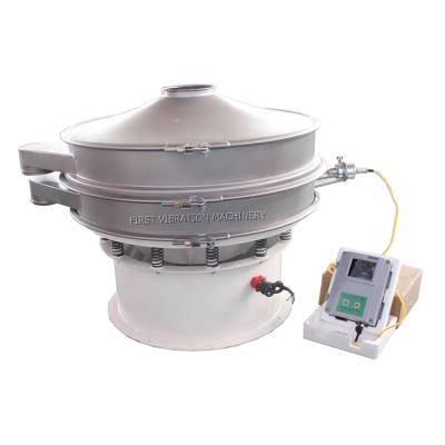 China Food Processing Circular Powder Sieve Carbon Steel Vibrating Rotary Screen Filter Sieve for sale