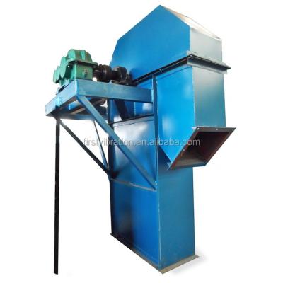 China Use Particle Heat Resistant Mining Bucket Elevator , Belt And Chain Type Bucket Elevator for sale