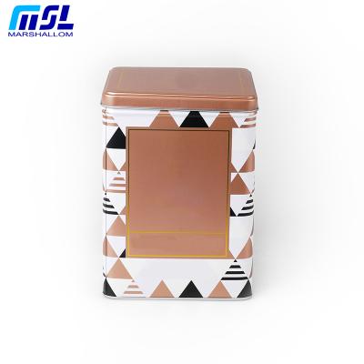 China Packaging Customize High Quality Square Metal Tin Box For Cookies Packaging Tin Box for sale