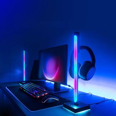 China Headphones RGB Atmosphere Light Gaming Headset Stand Holder With APP Control Smart Voice-activated Music Led Ambient Band for sale