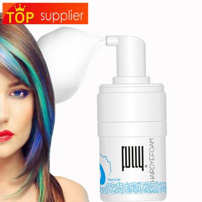 China Factory Daily Formula Family Use FULLY Mild Formula Multicolor Instant Hair Dye Hair Bubble Shampoo for sale