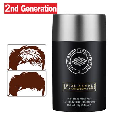 China Private Label Hair Loss Products Factory 2nd Generation Alcohol Free FULLY Hair Building Fibers for sale