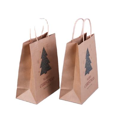 China Recyclable Custom Printed Small Gifts Wrapping Paper Bag With Handles Material Type Logo Industrial Surface Color Accept Feature Order for sale