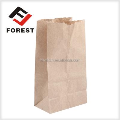 China Recyclable Packaging Bag Kraft Paper Food Packaging Paper Bag for sale