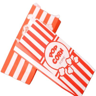 China Recyclable Bespoke Food Grade Popcorn Paper Bags With Side Gusset And No Gusset for sale