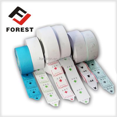 China Eco-friendly Number Ticket Offset Printing, Queue Ticket Printing, T-90 Queue Ticket Paper And Cardboard CMYK Or Pantone Color Customized Label for sale