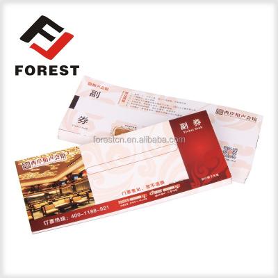 China paper & Cardboard Offer Event Tickets, Admission Ticket Roll, Movie Tickets Printing Hot Sales Tickets for sale