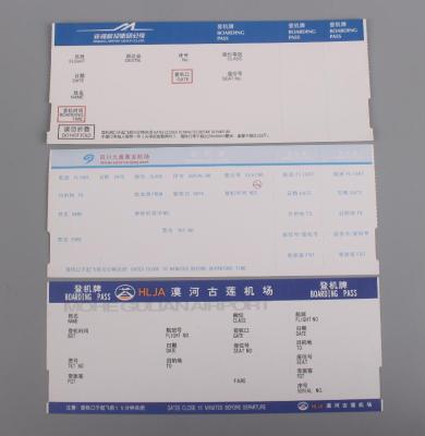 China Admission Ticket Heat Sensitive Paper Ticket Roll For Travel , Film Printing for sale