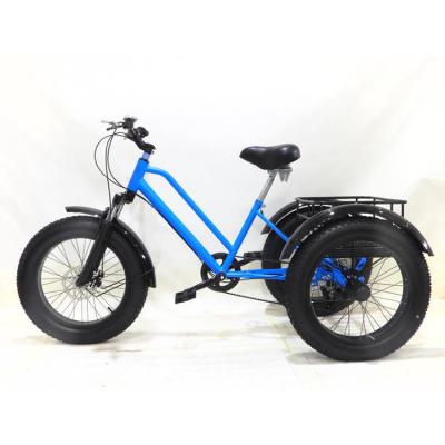 China China factory new design blue color passenger single adult tricycles bicycles with three wheels for sale