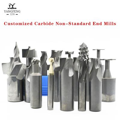 China YF Carbide Customized Non Standard Carbide End Mills for sale