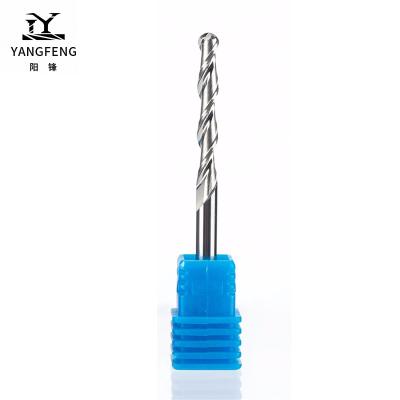 China CNC Process Two Flutes Tungsten Carbide End Mill / Ball Nose Bit Milling Tools CNC Router Bits For Wood for sale