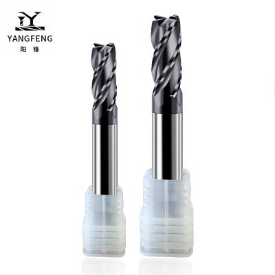 China 6 Flute CNC Router Bits China Manufacturer MMT Hrc65 Solid Carbide Diameter 1mm For Stainless Steel Square End Mills for sale