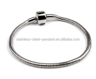 China High Quality Handmade Stainless Steel Cicret Paracord Snake Chain Charm Bracelet for sale