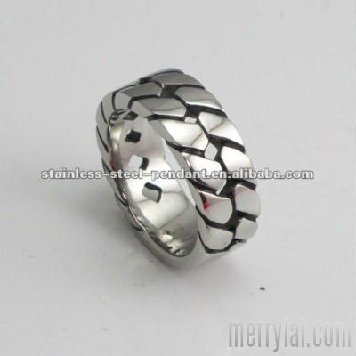 China High Quality Hand Made 316 SS Tire Shape Shape Rings (ML-12-YO0903-007) for sale