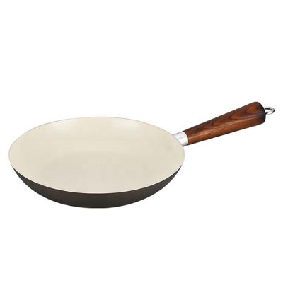 China Non Fry Stick Ceramic Coating Modern White Noble Pan Cookware for sale