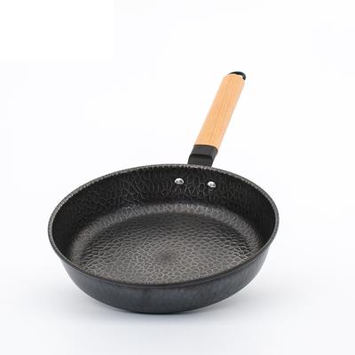 China General Use for Gas and Induction Cooker Wholesale Embossed Nitride Inner Coating Non-Stick Frying Pan for sale