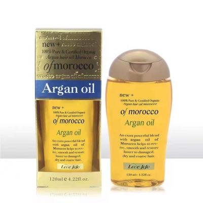 China Nourishing Good Quality and Cheap Natural Hair Oil Hair Care OEM Items Argan Oil Repair and Maintain Moroccan Argan Hair Oil for sale