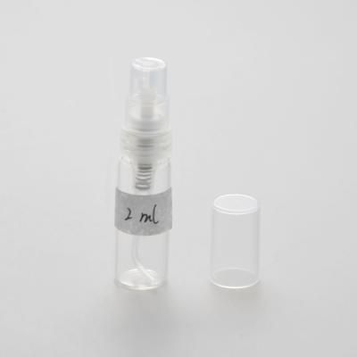 China Non Spill Glass Perfume Tester 2ml Perfume Spray Bottle / 2ml for sale