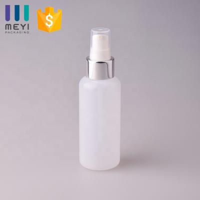 China Non Spill Plastic White 100ml Pump Bottle Cosmetic Manufacturers for sale