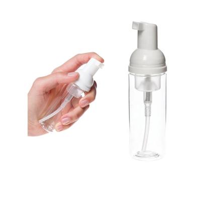 China Non Spill 60ml Pet Plastic Foam Spray Bottle With Foam Pump Foam Pump Soap Dispenser for sale