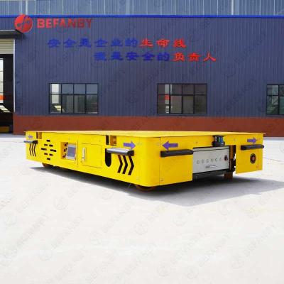 China 10 Ton AGV Automatic Guided Vehicle Rail Pallet Transport Trolley for sale