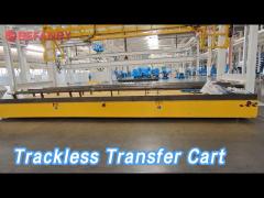 3 Tons Trackless Transfer Cart Steerable Battery Powered For Mold Industry