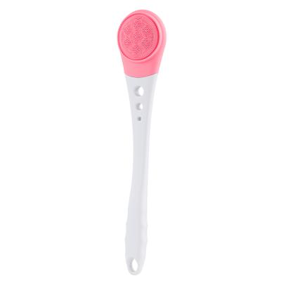 China 2021 New Body Brush Waterproof Rechargeable Silicon Set Multifunctional Electric Massager Long Handle Bath Brushes for sale