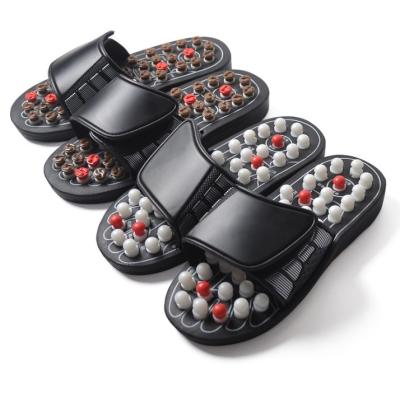 China 2021 Hot Selling Men's Foot Reflexology Acupressure Foot Massage Slippers for sale