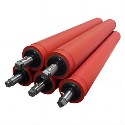 China BOPP Film Production Line MDO Nip Roller Silicon Rubber Coated for sale