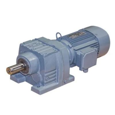 China R57 Helical Gear Reducer With Motor For Food Machinery Gear Reduction Motor for sale