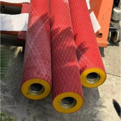 China Ethylene Propylene Diene Monomer Coated Rubber Roller For Metallurgical Industry for sale