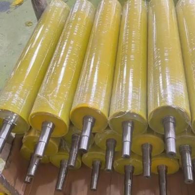 Chine Rouleaux d'acier revêtus de caoutchouc au silicium durable pour l'industrie du revêtement à vendre