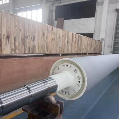 China Fast Reduce Temperature Anti Stick Coating Cooling Roller Q345 Before Corona Treater BOPP / BOPET for sale