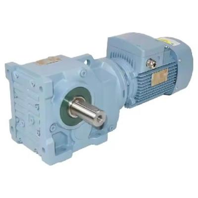 China K157 Flankenmontage K-serie versnellingsbak Spiral Bevel Gearboxes voor machines Te koop