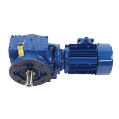 China S97 Helical Worm Speed Reducers Bevel Helical Agricultural GearBox Motor for sale