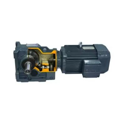 China angepasste S-Serie Helical Worm Gear Motor Parallelwelle für Schleifmaschine zu verkaufen