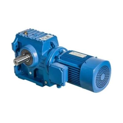 China S Series Helical Worm Gearbox Parallel Shaft With Solid Shaft for sale