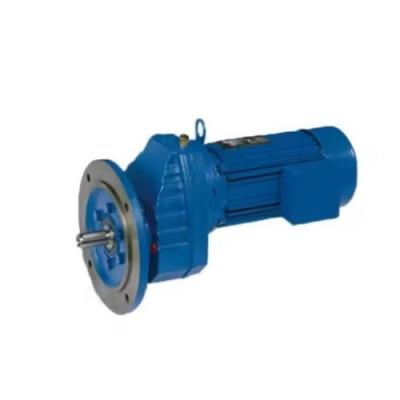 China R Series Gearmotor Single Inline Helical Single Stage Gear Unit for sale