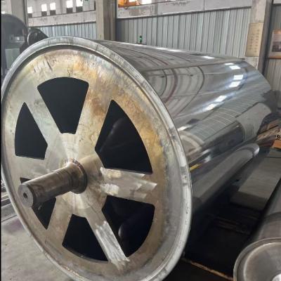 China Film Vacuum Metalizer Drum Cooling Roller Long Life Span Chrome Coating for sale