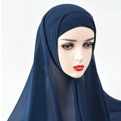 China Soft Feeling Soft Feeling Dubai Chiffon Scarf Dubai Hijab Women Malaysia Head Wrap Plain Chiffon Arab Muslim Hijab for sale