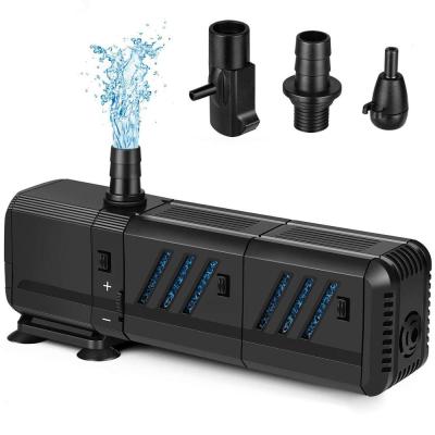 China Viable Fish Tank Filter Water Pump Aquarium Water Circulation System Oxygen Charging WaveMaker Water Filtering (15W 1500L/H) for sale