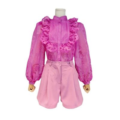 China Sexy Sheer Waterproof Lace Top And Short Pants Plus Size Women COSTUME for sale